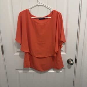 Emilio Pepe Women's Pink Blouse Kimono Style Size Large